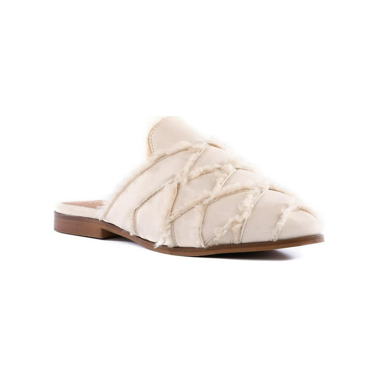 Seychelles Women s Survival Cozy Leather and Faux Fur Slip on Mule Walmart