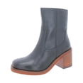 thumbnail image 1 of Seychelles Womens Turbulent Leather Stacked Heel Ankle Boots, 1 of 3
