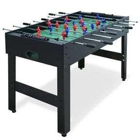 Seydrey 48" Full Size Foosball Table, Table soccer Set with 2 Footballs, Score Keeper, Solid and Sturdy Legs, Football Table for Home, Family, Kids, Adults