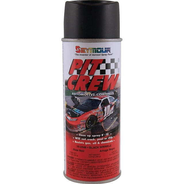 Seymour 162448 Automotive Specialties Spray Paint, Black Wrinkle