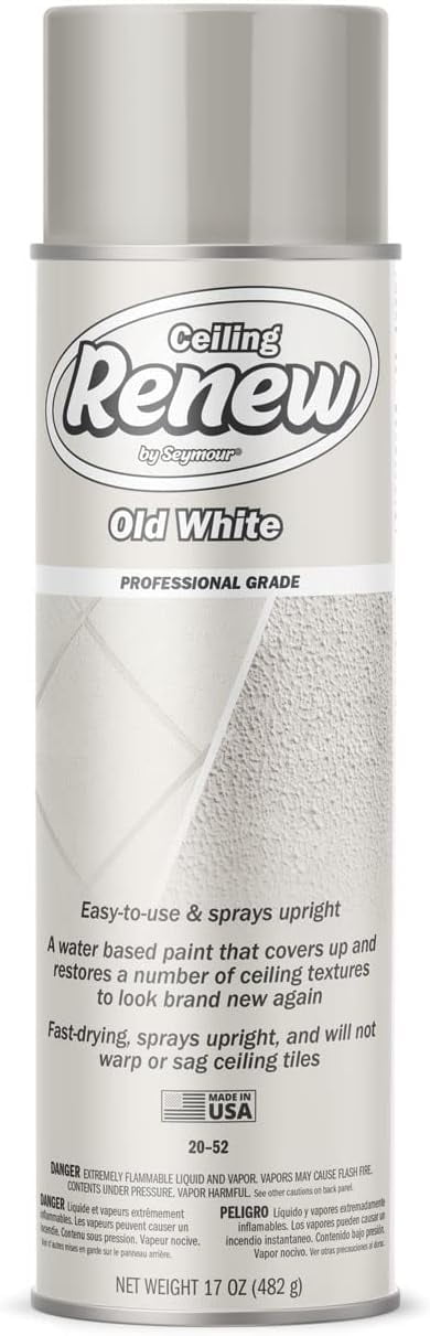 Seymour 20-052 Ceiling Tile Paint, Old White