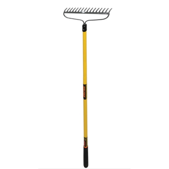 Seymour 60in. Handle 16 Tine Fiberglass Handle Structron Bow Rake BR16