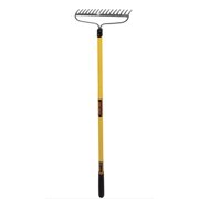 Seymour 60in. Handle 16 Tine Fiberglass Handle Structron Bow Rake BR16