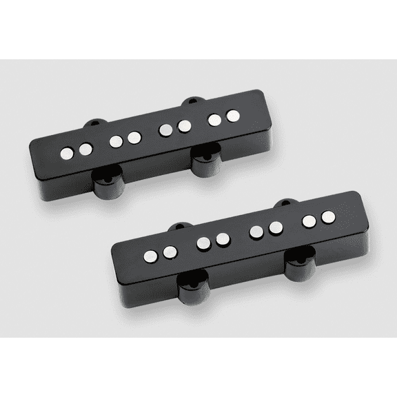 Seymour Duncan Heavy Weather Jazz Bass pickup set - black, no logo covers