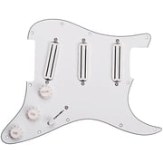 Seymour Duncan Triple Rails Hot Rails Loaded Pickguard, White