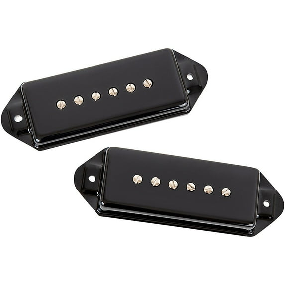 Seymour Duncan Vintage P90 Silencer Dog Ear Pickup Set Black