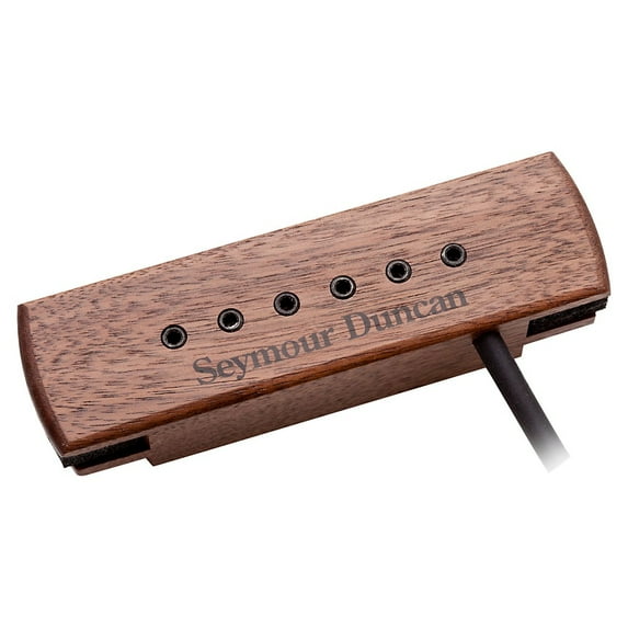 Seymour Duncan Woody XL Adjustable Pole Pieces Soundhole Pickup Walnut