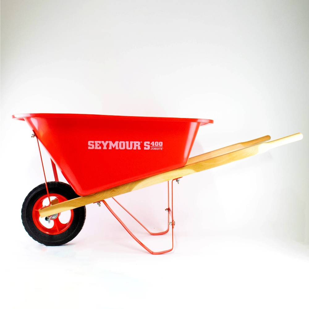 Seymour Fully Functional Metal Frame Poly Bed Wheelbarrow for Children Red - image 1 of 4