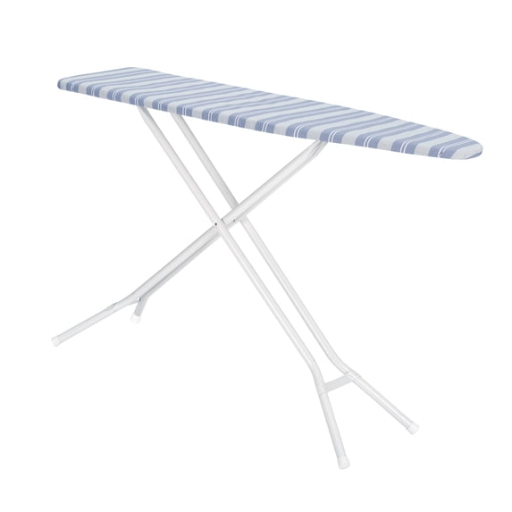 Seymour Home Products Adjustable Height, 4-Leg Ironing Board, Blue Stripe