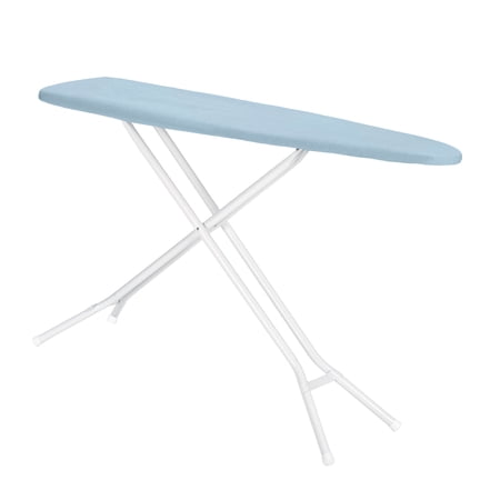 Seymour Home Products Adjustable Height, 4-Leg Ironing Board, Light Blue