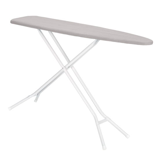 Seymour Home Products Adjustable Height, 4-Leg Ironing Board, Light Grey