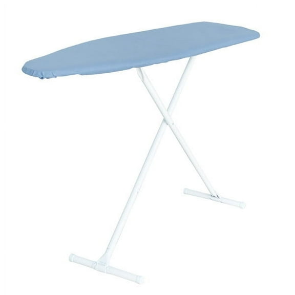 Seymour Home Products Adjustable Height, T-Leg 53" x 14" Ironing Board, Light Blue