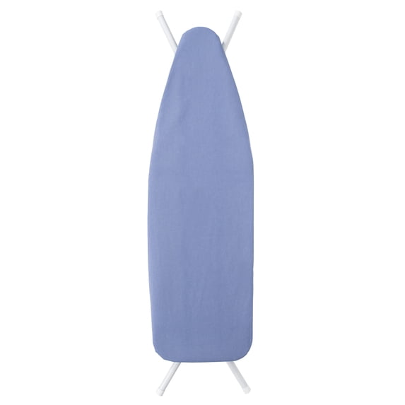 Seymour Home Products Adjustable Height Ironing Board, Stable Freestanding Steel Frame with 100% Cotton Cover, Blue