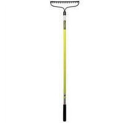 Seymour Midwest 8446130 Bow Rake Safety 16 Tine Fiberglass Handle ...