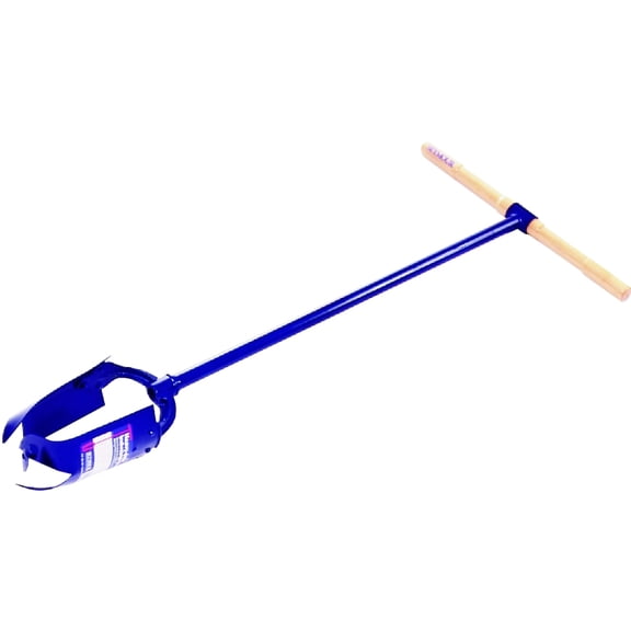 Seymour 21304 Iwan Auger, Riveted Blade, Steel Blade, Hardwood Handle, T-Shaped Handle, 47 in OAL