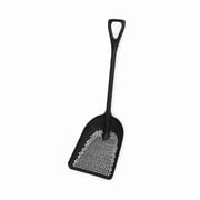 No. 10 Scoop Shovel, Plastic Blade, 27 in L, Black, Polypropylene Handle 49510GR