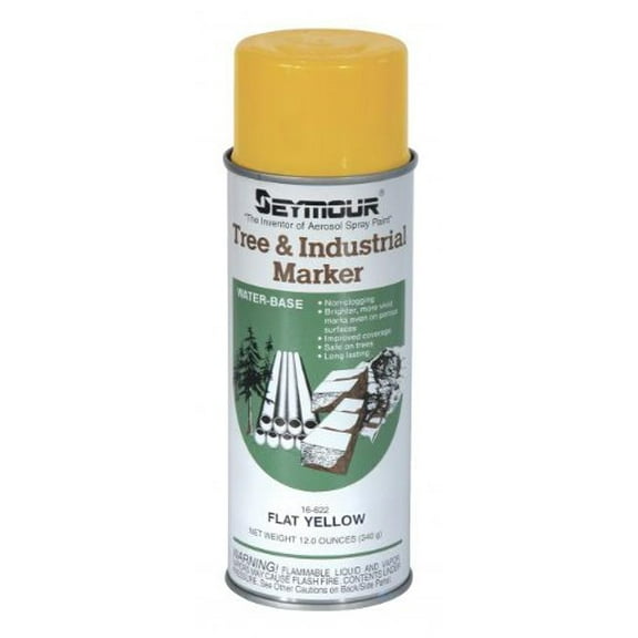Seymour Of Sycamore 16-622 Tree and Industrial Marker Spray, 12-Ounce, Yellow