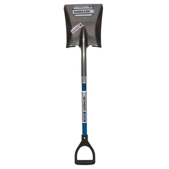 Seymour Openback D - Handle Square Point Shovel