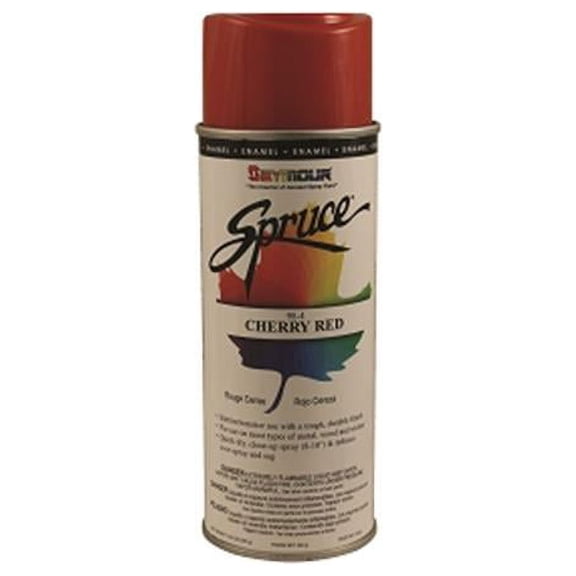 Seymour SM98-4 16 oz Enamel Spray Paint, Cherry Red