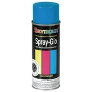 Seymour of Sycamore 16-1621 16 oz Spray-Glo Waterbased, Fluorescent Blue - Pack of 6