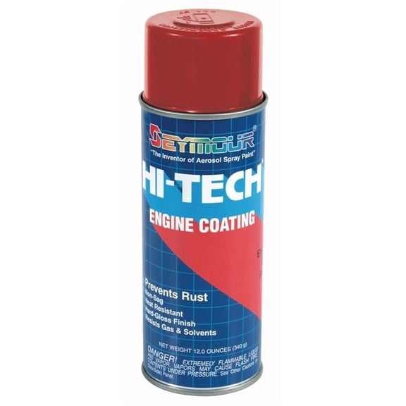 Seymour of Sycamore 16 oz Hi-Tech Engine Spray Paint, General Motors Red - Pack of 6