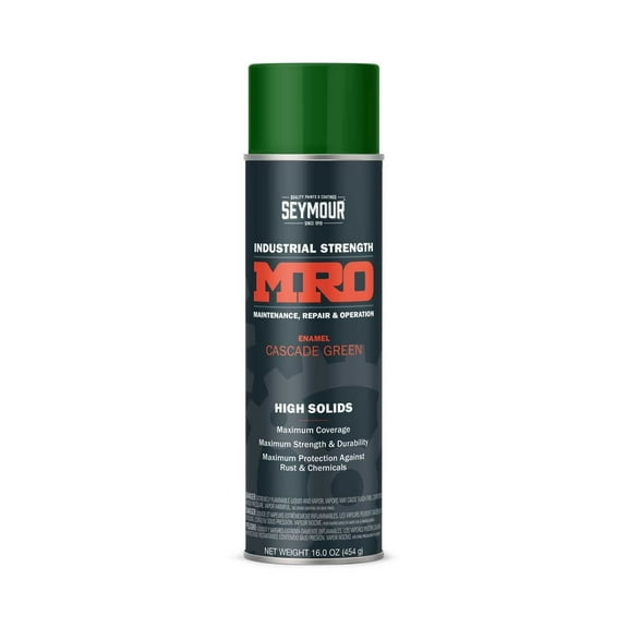 Seymour of Sycamore 620-1448 20 oz Industrial Mro High Solids Spray Paint, Cascade Green - Pack of 6