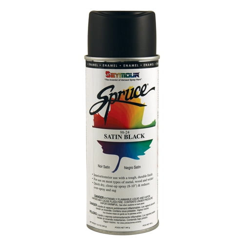 Seymour of Sycamore 98-24 Satin Black Anamel Aerosol