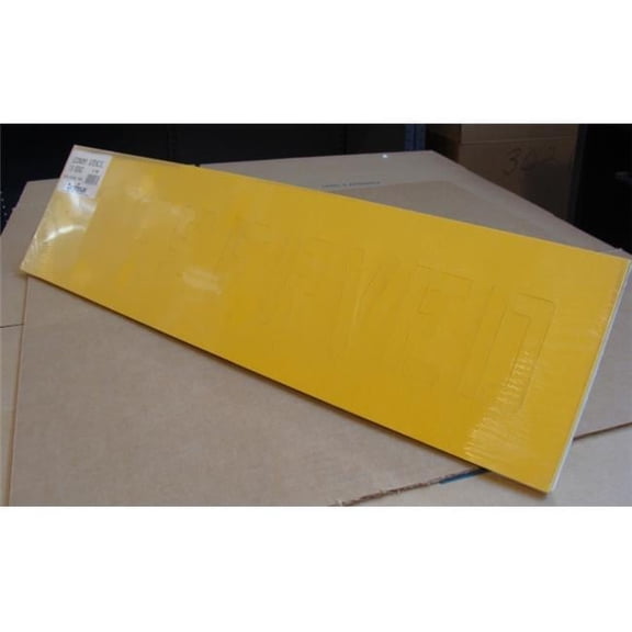 Seymour of Sycamore Z-506 3 in. Reusable Reserved Stencil