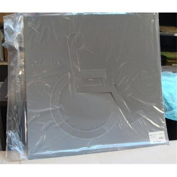 Seymour of Sycamore Z-512 24 x 24 in. Reusable Heavy Duty Plastic Handicap Symbol Stencil