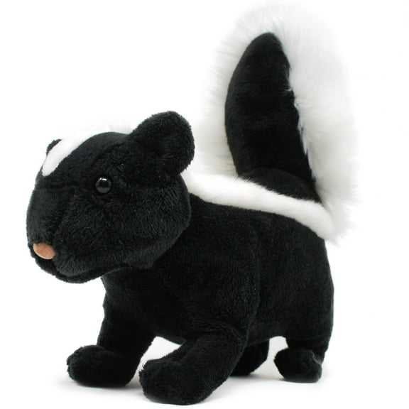 Seymour the Skunk | 8 Inch Long (Tail Measurement not Included!) Stuffed Animal Plush | By TigerHart Toys