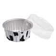 thumbnail image 1 of Seyotauo 20 PCS Mini Aluminum Foil Cupcake Baking Cups Round Cupcake Foil Liners Tart Pie Tin Pan Holder - Disposable Mini Cake Containers Flan Molds for Pudding, Souffle, Party, Wedding, 1 of 9