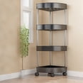 thumbnail image 1 of Seyotauo 4-Tier Rolling Utility Cart with Drawer,Multifunctional Storage Organizer with Plastic Shelf & Wheel,Storage Cart for Kitchen, Bathroom, Living Room, Office, Laundry, 1 of 6