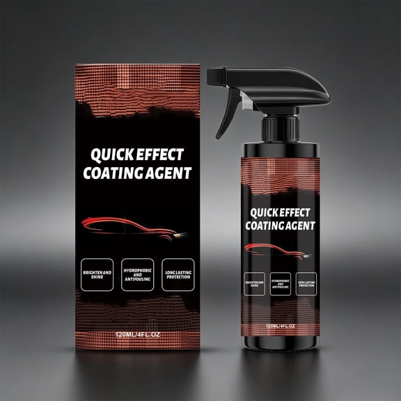 Seyotauo Car Coating Spray, Quick Effect Coating Agent for Car, Upgrade Advanced Car Quick-acting Coating Agent Spray, Coat Car Wax for Scratch Repair, Oil Film Removal, Long-Lasting Hydrophobic Coat