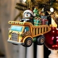 thumbnail image 1 of Seyotauo Christmas Acrylic Ornaments Christmas Construction Truck Ornaments Decoration Vintage Excavator Tree Decoration Construction Truck Hanging Crafts for Farmhouse Home Xmas Party Decor, 1 of 5