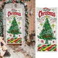 thumbnail image 1 of Seyotauo Christmas Door Cover Decoration Front Door Backdrop Window Cover House Santa Christmas Tree Snowman Outdoor Sign for Home Wall Indoor Party Decorations 80 x 36 Inch, 1 of 6