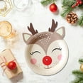 thumbnail image 1 of Seyotauo Christmas Paper Plates Christmas Disposable Plates Santa Claus Snowman Reindeer Xmas Dinnerware Set Table Decorations for Holiday Xmas Dinner Party Supplies, 1 of 6