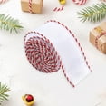 thumbnail image 1 of Seyotauo Christmas Velvet Decorative Ribbons Rolls Craft DIY Fabric Cloth Wire Edge Ribbons for Craft Christmas Holiday Decoration, 1 of 6