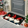 thumbnail image 1 of Seyotauo Christmas Welcome Decorative Doormat Christmas Gnome Door Mat Non Slip Rubber Backing Floor Mat Seasonal Winter Holiday Front Porch Rugs for Outdoor Indoor Entrance, 24 x 16 Inch, 1 of 6
