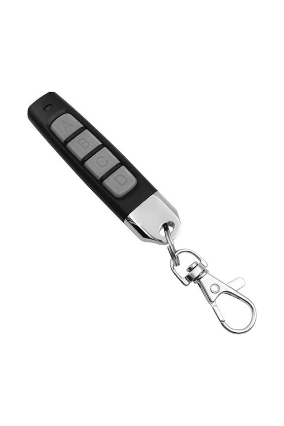 Cloning Remote Control Keychain, Replacement for Universal Garage Door Gate, 4-in-1 Wireless Copy Remote Controller, Remote Control Duplicator for Cars Symbol ABCD