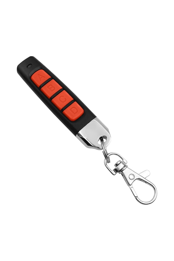 Cloning Remote Control Keychain, Replacement for Universal Garage Door Gate, 4-in-1 Wireless Copy Remote Controller, Remote Control Duplicator for Cars Symbol ABCD