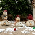 thumbnail image 1 of Seyotauo Dirty Snowman Christmas Decorations, Indoor/Outdoor Cotton Xmas Decor with Hat, 9/10 inch Dirty Snowman Christmas Decor Present for Window Home Party, Garden, Yard (3 Pcs）, 1 of 5