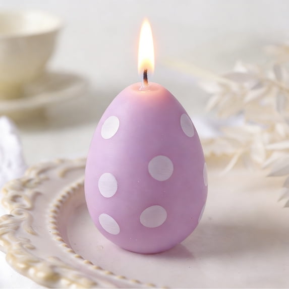 Seyotauo Easter Eggs Candle Colorful Burning Spring Egg Shaped Votive Candle Gift Unscented for Easter Party Decorations Table Home Gift Spring Celebration