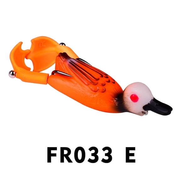 Seyotauo Fishing Lure Bait, Floating Hard Artificial Bait Rotating Bionic Duck Design Tractor Blade for Bass Trout Freshwater Saltwater Fishing Angling Outdoor Sport and Angler Tackle Equipment