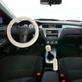 thumbnail image 1 of Seyotauo Fuzzy Steering Wheel Cover, Soft Wool Fur Steering Wheel Protector, Fluffy Wheel Covers for Winter Warm, Car Interior Decoration Accessories for Women Men, 1 of 8