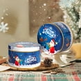 thumbnail image 1 of Seyotauo Metal Christmas Cookie Containers Tins: Round Cookies Boxes Containers For Holiday - Decorative Candy Cases - Small Candy Tin With Lids for Cookies, Spices, Tea, Candies, Cakes, 1 of 6