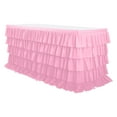 thumbnail image 1 of Seyotauo Pastel Rainbow Table Skirt Ruffle Party Tablecloth for Rectangle Table Birthday Party Baby Shower, 1 of 2