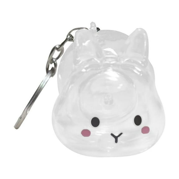 Seyotauo Rabbit Fur Keepsake Capsule Pendant, Cute Rabbit Shaped Hair Storage, Hair Storage Keychain for Pet, Pet Hair Container Keychain, Hair Keepsake Accessory Gift for Women Men