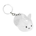 thumbnail image 1 of Seyotauo Rabbit Fur Keepsake Capsule Pendant, Cute Rabbit Shaped Hair Storage, Hair Storage Keychain for Pet, Pet Hair Container Keychain, Hair Keepsake Accessory Gift for Women Men, 1 of 6