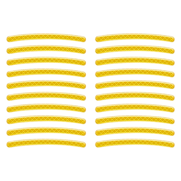Seyotauo Reflective Stickers for Car Wheels, Motorcycle, Vehicle Hub Rim Decals, Highly Visible Safety Tape for Night Driving, Universal Wheel Wrap Accessories