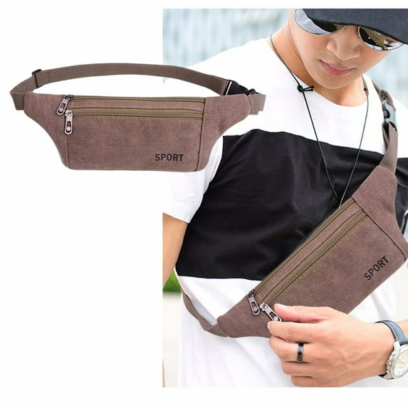 Seyotauo Slim Running Belt Fanny Pack for Men Women, Running Phone Holder Runners Pouch Waist Pack for Travel Running Hiking Workout Dog Walking Outdoors Sport Fishing Accessories